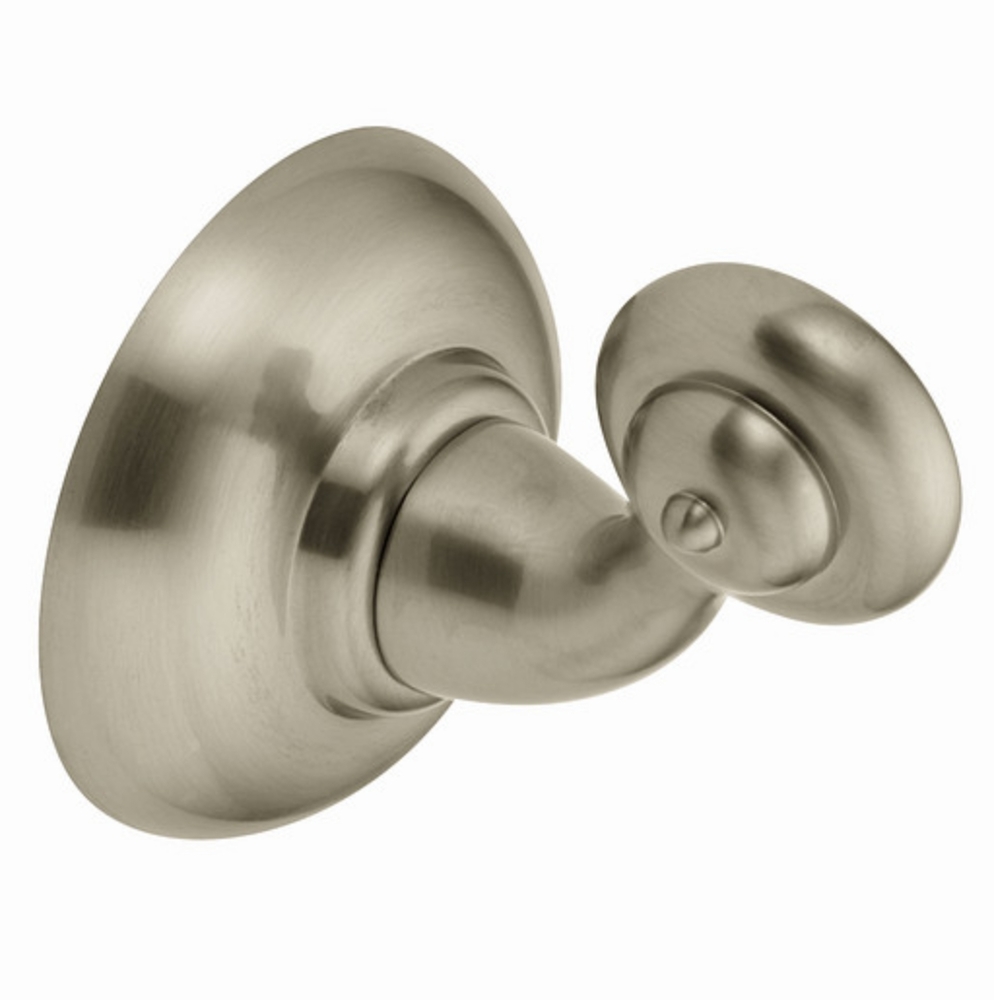 3 x Inspirations by MOEN Avery Single Robe Hook in Brushed Nickel DN3103BN - NEW
